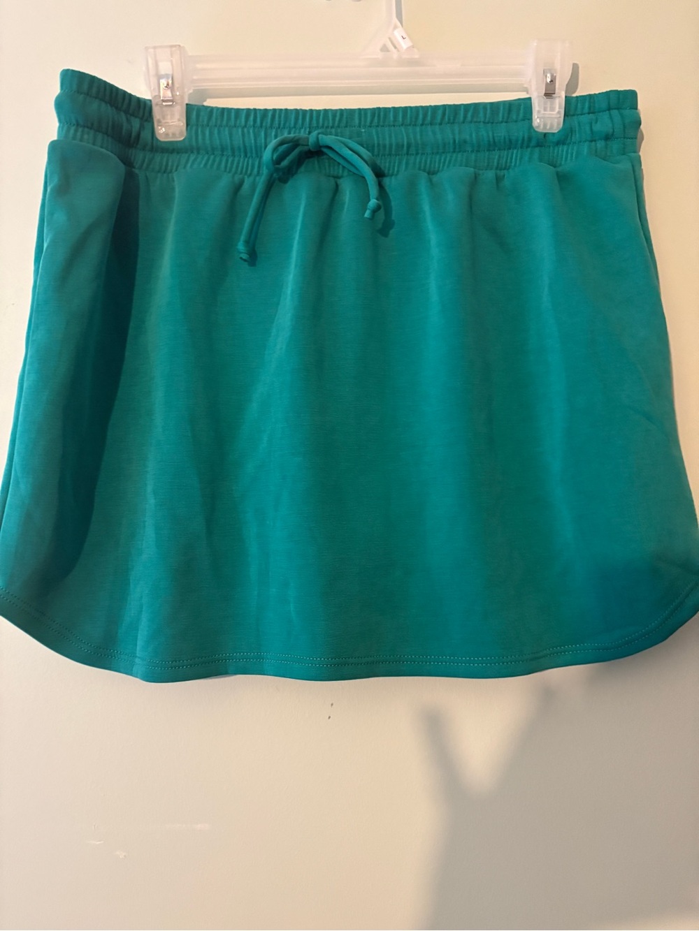 Charlotte Avery Teal Drawstring Skort